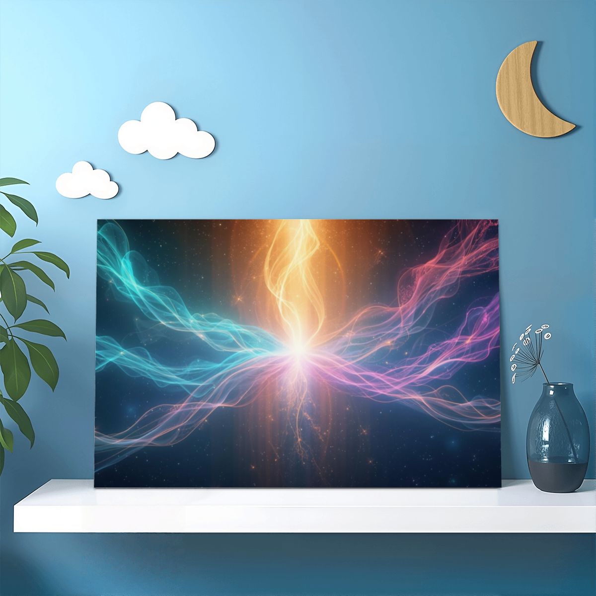 Transformation" – Premium Art Framed Canvas | Sustainable Pine Wood Frame (Made in USA)