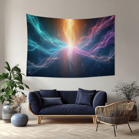 Transformation" – Premium Wall Tapestry | Sacred Growth Art (Made in USA)