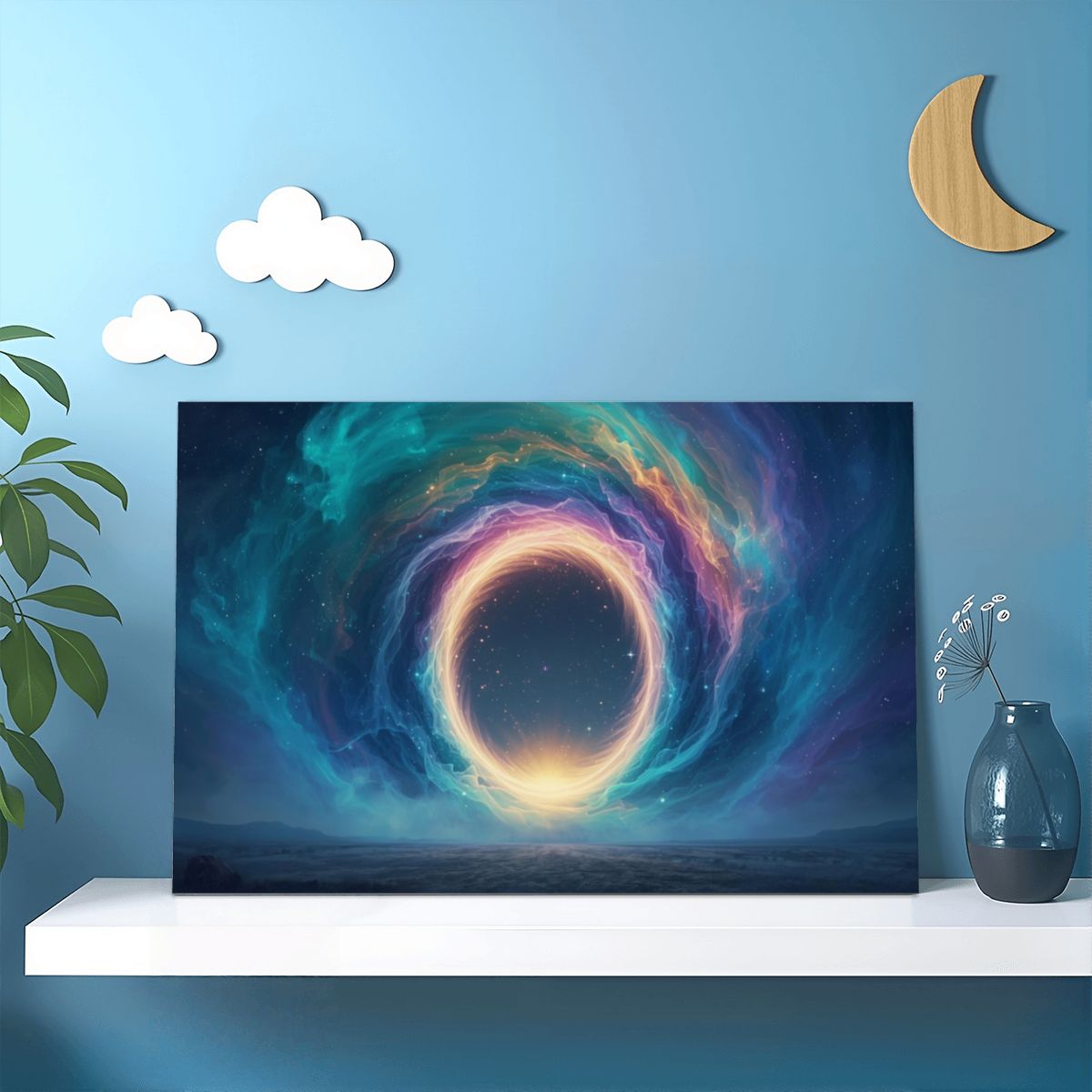 The Portal" – Premium Art Framed Canvas | The Threshold of Ascension (Made in USA)