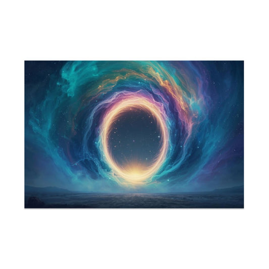 The Portal" – Premium Art Framed Canvas | The Threshold of Ascension (Made in USA)