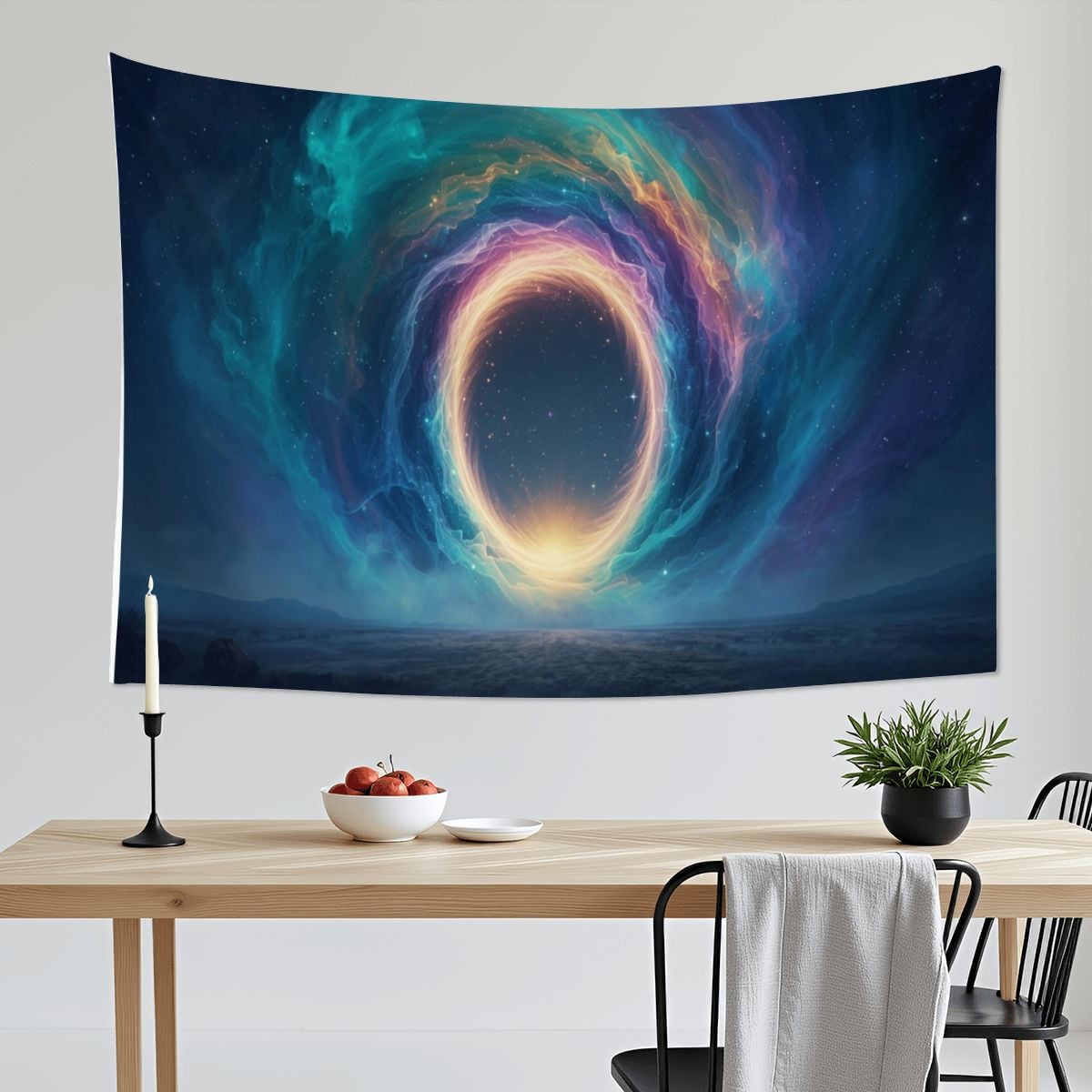 The Portal" – Transcendence Wall Tapestry | Sacred Space Art Decor (Made in USA)