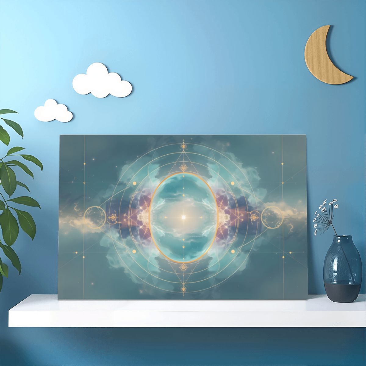 Clarity" – Premium Art Framed Canvas | The Light of Uncompromising Truth (Made in USA)
