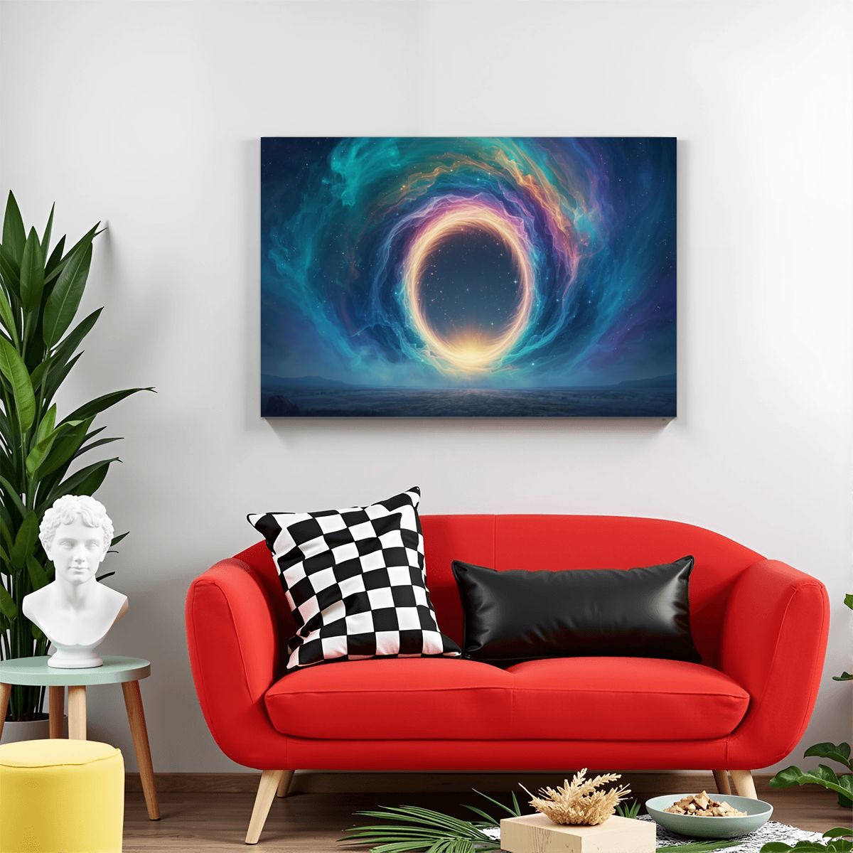 The Portal" – Premium Art Framed Canvas | The Threshold of Ascension (Made in USA)