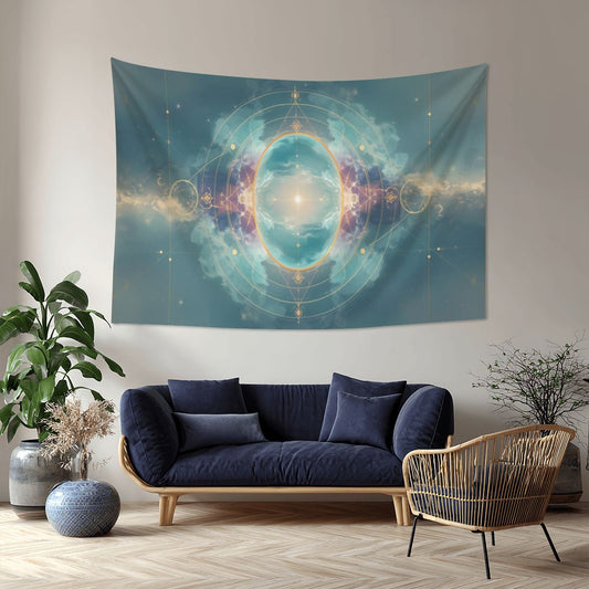 Clarity" – Premium Wall Tapestry | Zen & Mindfulness Art (Made in USA)