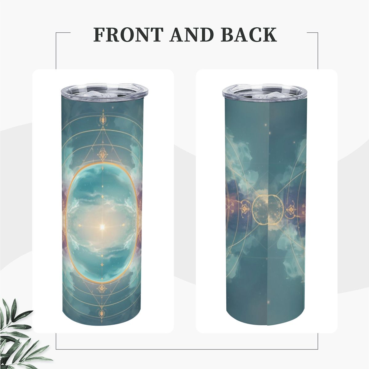 Clarity" – 20oz Premium Stainless Steel Tumbler | Pure Focus on the Go (Made in USA)