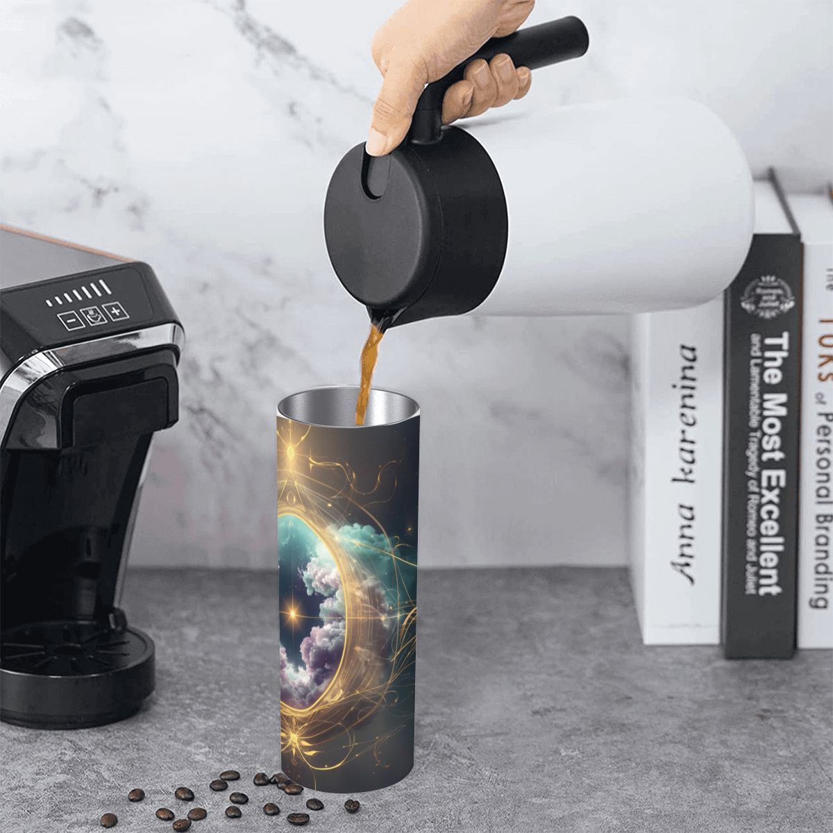 Wholeness" – 20oz Premium Stainless Steel Tumbler | The Vibration of Universal Harmony (Made in USA)