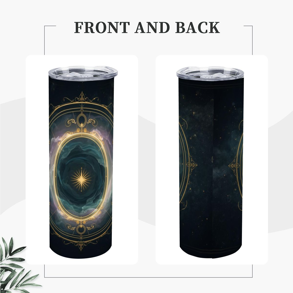 The Beginning" – 20oz Premium Stainless Steel Tumbler | The Spark of Divine Origin (Made in USA)